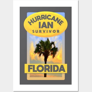 Hurricane Ian Survivor Florida Posters and Art